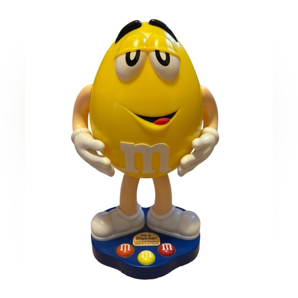 Set of 2 M&M’s Candy Dispenser 10” Preowned - Picture 3 of 5